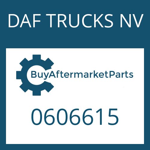 DAF TRUCKS NV 0606615 - SPEEDOMETER PINION