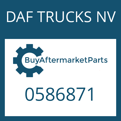 DAF TRUCKS NV 0586871 - INTERM.HOUSING