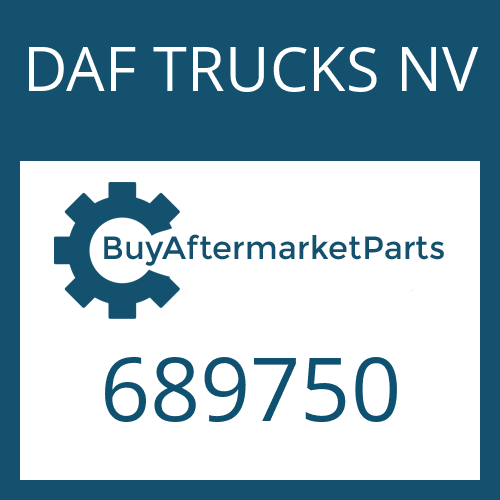 DAF TRUCKS NV 689750 - GASKET