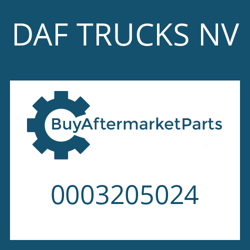 DAF TRUCKS NV 0003205024 - QUILL SHAFT