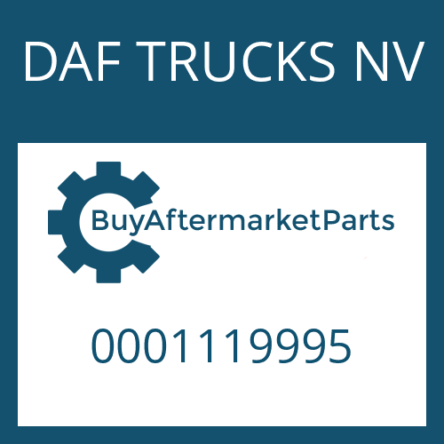 DAF TRUCKS NV 0001119995 - SPEEDOMETER COVER