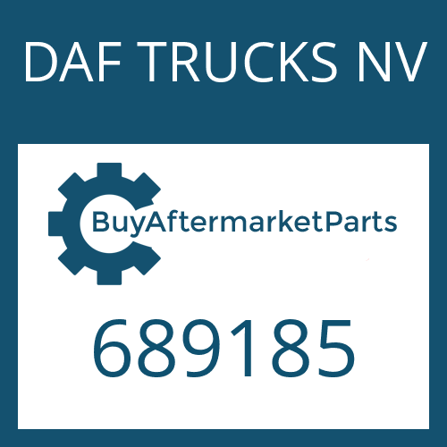 DAF TRUCKS NV 689185 - DRIVER