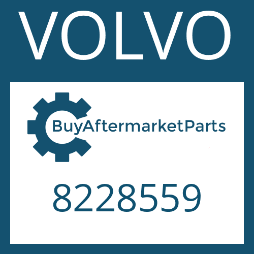 VOLVO 8228559 - COVER SHEET