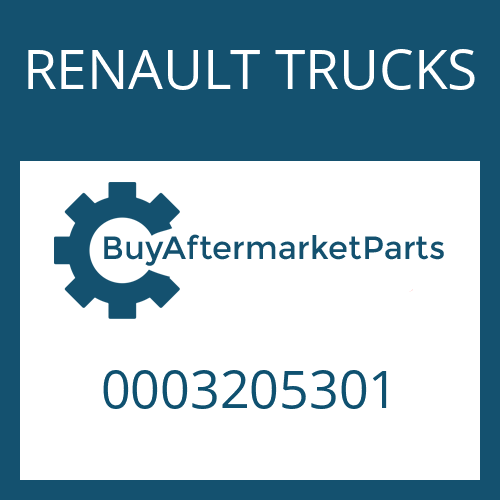 RENAULT TRUCKS 0003205301 - OUTPUT SHAFT