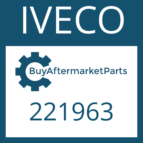 IVECO 221963 - GASKET for Heavy Equipment