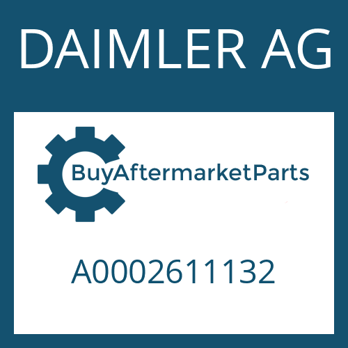 DAIMLER AG A0002611132 - COVER