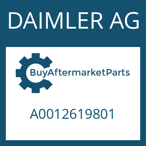 DAIMLER AG A0012619801 - HOUSING