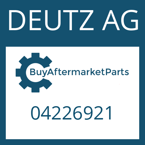 DEUTZ AG 04226921 - INPUT FLANGE