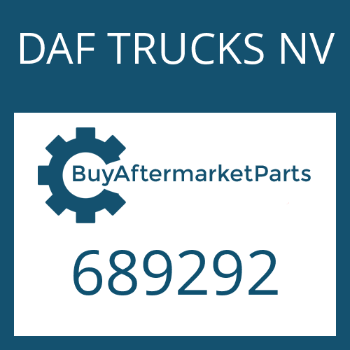 DAF TRUCKS NV 689292 - SPUR GEAR