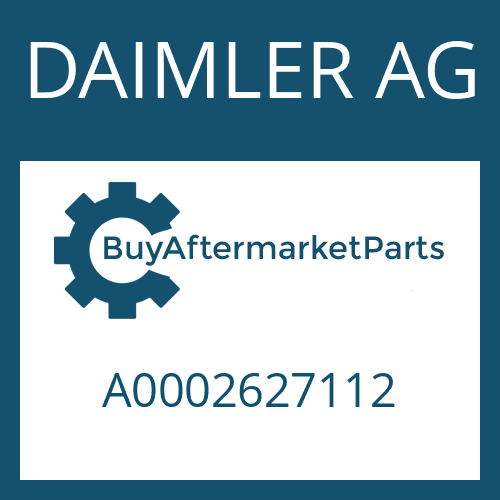 DAIMLER AG A0002627112 - HELICAL GEAR