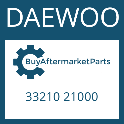 DAEWOO 33210 21000 - 12 AS 1930 TO