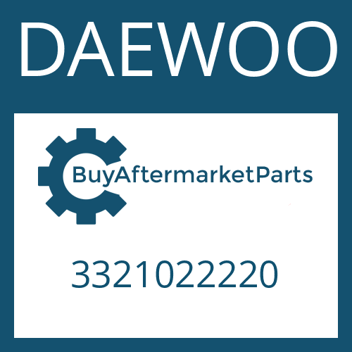 DAEWOO 3321022220 - 12 AS 2541 TD