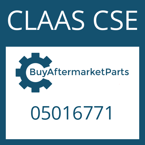 CLAAS CSE 05016771 - DUCT PLATE