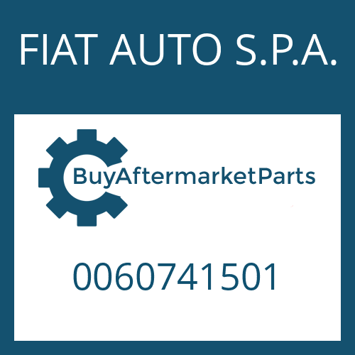 FIAT AUTO S.P.A. 0060741501 - INNENLAMELLE