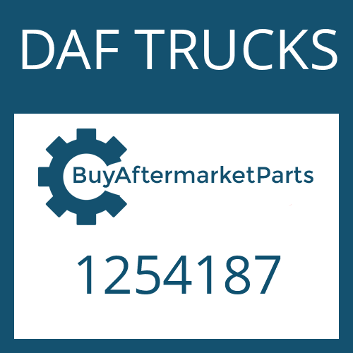 DAF TRUCKS 1254187 - FUNNEL