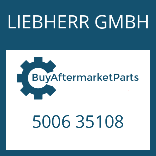 LIEBHERR GMBH 5006 35108 - GASKET