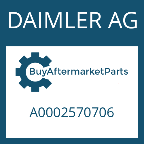 DAIMLER AG A0002570706 - TURBINE WHEEL