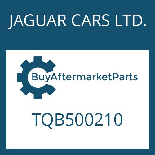 JAGUAR CARS LTD. TQB500210 - CONVERTER