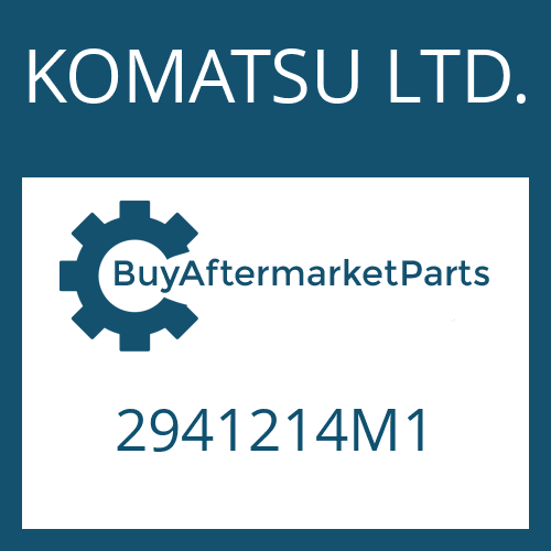 KOMATSU LTD. 2941214M1 - INTERM.WASHER