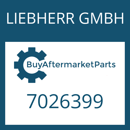 LIEBHERR GMBH 7026399 - BEVEL GEAR SET