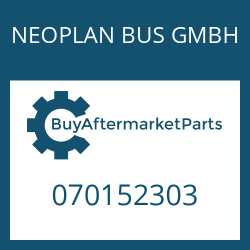 NEOPLAN BUS GMBH 070152303 - SCREEN SHEET