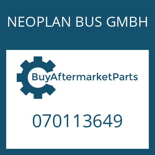 NEOPLAN BUS GMBH 070113649 - INPUT FLANGE