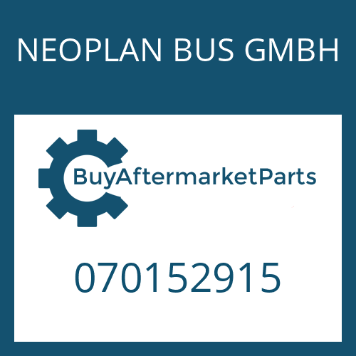 NEOPLAN BUS GMBH 070152915 - SEALING CAP