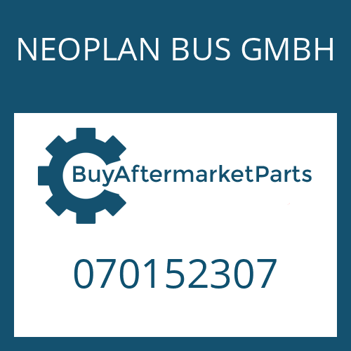 NEOPLAN BUS GMBH 070152307 - COVER SHEET