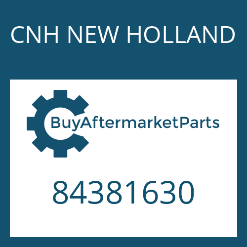 CNH NEW HOLLAND 84381630 - AXLE DRIVE HOUSING