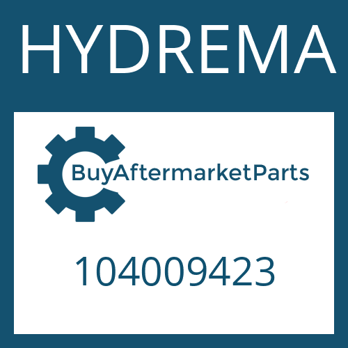 HYDREMA 104009423 - SCREEN SHEET