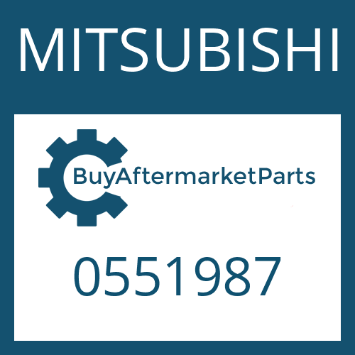 MITSUBISHI 0551987 - STUB SHAFT