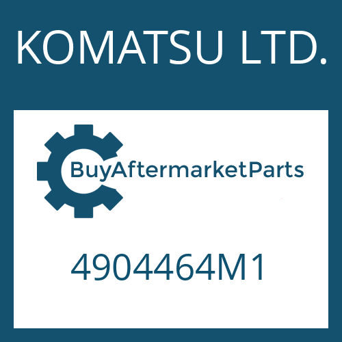 KOMATSU LTD. 4904464M1 - STUB SHAFT