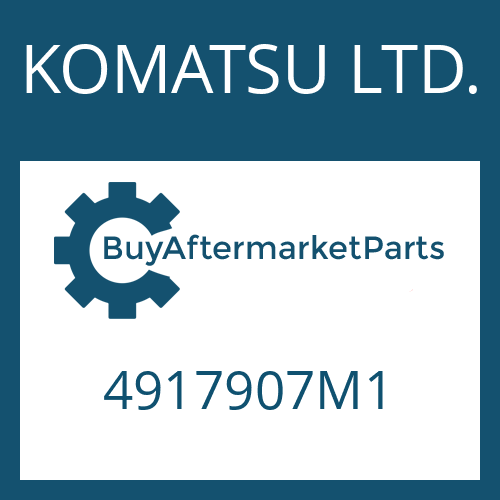 KOMATSU LTD. 4917907M1 - HUB