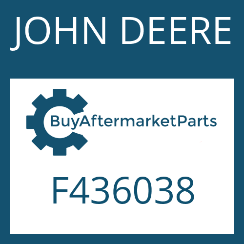 JOHN DEERE F436038 - BEARING COVER