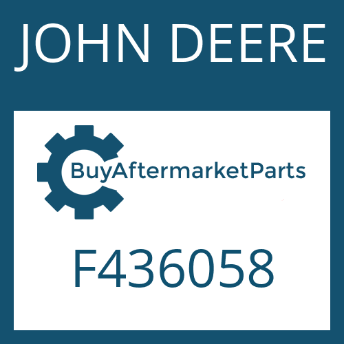 JOHN DEERE F436058 - CONNECTING PART