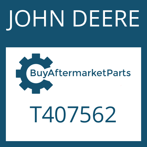 JOHN DEERE T407562 - FIXING PLATE