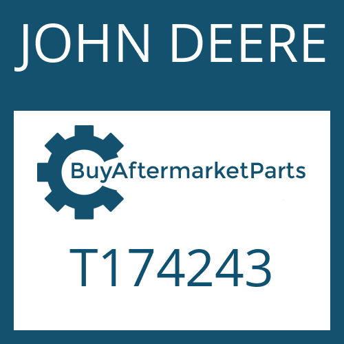 JOHN DEERE T174243 - INTERMEDIATE SHEET