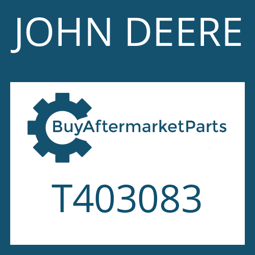 JOHN DEERE T403083 - HOUSING REAR SECTION