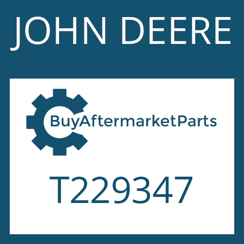 JOHN DEERE T229347 - CENTRAL SHAFT