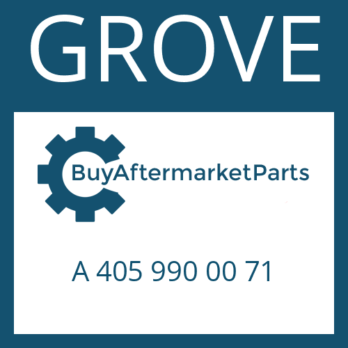 GROVE A 405 990 00 71 - PIPE UNION