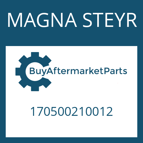 MAGNA STEYR 170500210012 - OIL DISTRIBUTOR