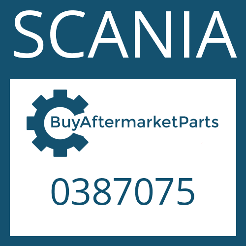 SCANIA 0387075 - INPUT SHAFT