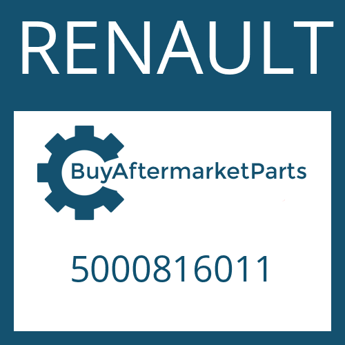 RENAULT 5000816011 - COVER
