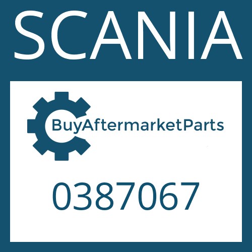 SCANIA 0387067 - FORMED TUBE for Heavy Equipment