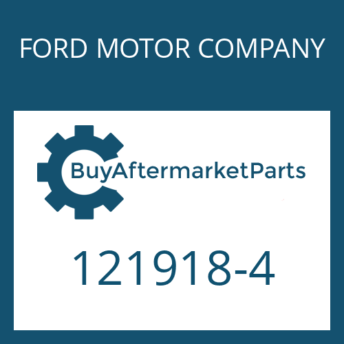 FORD MOTOR COMPANY 121918-4 - FLANGE