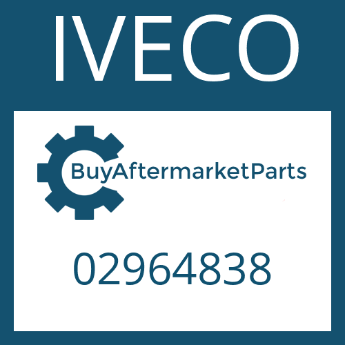 IVECO 02964838 - COVER SHEET