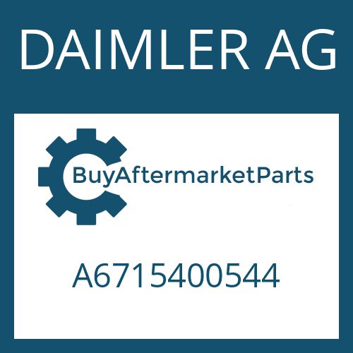 DAIMLER AG A6715400544 - FS ELEK