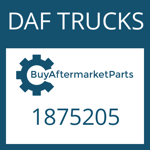 DAF TRUCKS 1875205 - IT 3 ECOSPLIT T