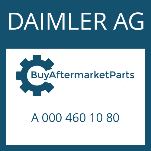 DAIMLER AG A 000 460 10 80 - SEALING KIT CPL