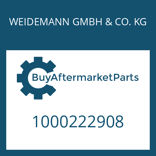 WEIDEMANN GMBH & CO. KG 1000222908 - CABLE CONTROL